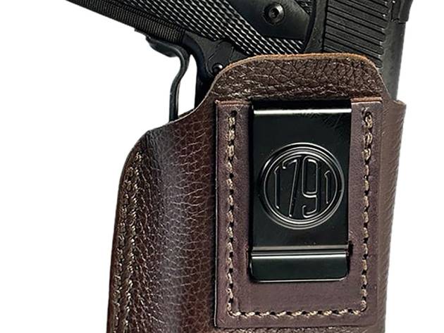 1791 Gunleather ORLBFCD4LBRWL Optic Ready Light Bearing Fair Chasing IWB Size 04 Brown Left Hand