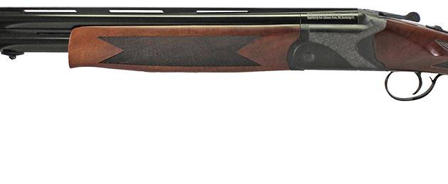 Iver Johnson Arms IJ60012 IJ600  12 Gauge Break Open 3" 2rd 28" Over/Under Vent Rib Barrel, Matte Black Chromed w/Engraving Steel Receiver, Fixed Walnut Checkered Wood Stock & Forend