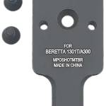 Meprolight USA 901141041 Optics Plate Shotgun Matte Black Aluminum Beretta 1301T/A300 RMR Footprint