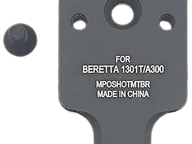 Meprolight USA 901141041 Optics Plate Shotgun Matte Black Aluminum Beretta 1301T/A300 RMR Footprint