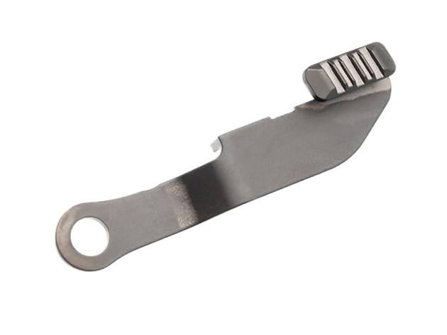 Tyrant CNC TDHCATSCLGREY Extended Slide Release  Springfield Hellcat Pro Matte Grey Steel Pistol