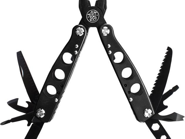 Smith & Wesson Knives SWMT1CP Multi-Tool  Black 6.50" Long Includes Case