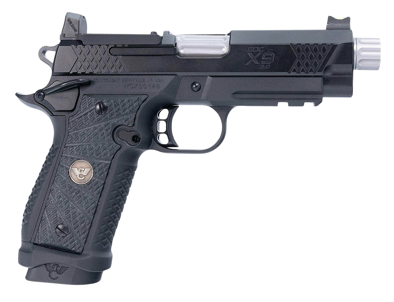 Wilson Combat EDC XP 2.0 9mm Luger 18+1 4" Threaded Barrel, Optic Cut/Serrated Slide
