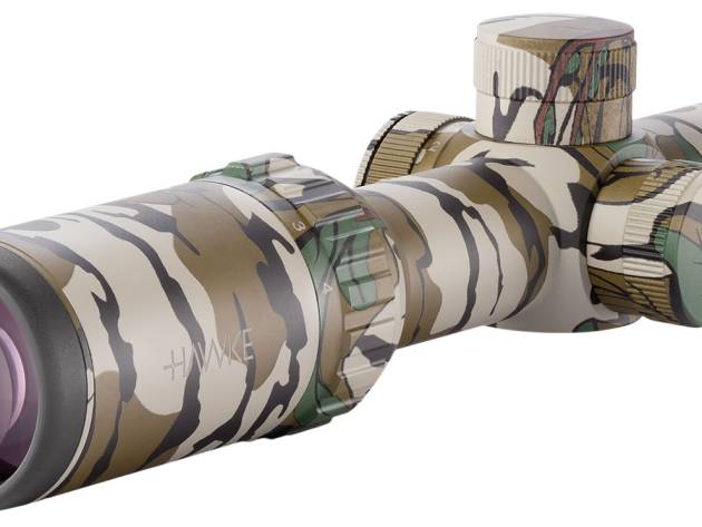 Hawke Sport Optics 14203 Vantage IR Riflescope Mossy Oak Camo 1-4x20mm 1" Tube Illuminated Red/Green Turkey DOT IR Reticle