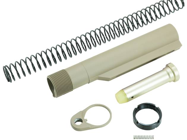 Timber Creek Outdoors ARBTKFDE Buffer Tube Kit  Flat Dark Earth AR-15/AR Style