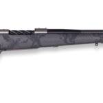 Weatherby MGT01N25RWR4B Mark V Backcountry Guide TI 25 WBY RPM 4+1 22" +2 Black Fluted Threaded Barrel, Titanium Drilled & Tapped Receiver, Exposed Carbon w/Carbide Black Accents Fixed Peak 44 Blackto