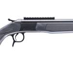 CVA CR4449 Scout 25 Creedmoor 1rd 16.50" Matte Blued Threaded Barrel & Receiver w/DuraSight Rail, Stealth Gray Synthetic Stock