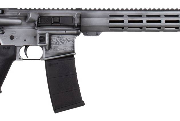 Shark Coast Tactical 300-065-1000-04 Liberty Or Death 5.56 NATO 30+1 16" Black Melonite Threaded Barrel, Aluminum Receiver w/Picatinny Rail, M-LOK Handguard, Magpul MOE SL Black Polymer Stock, Magpul
