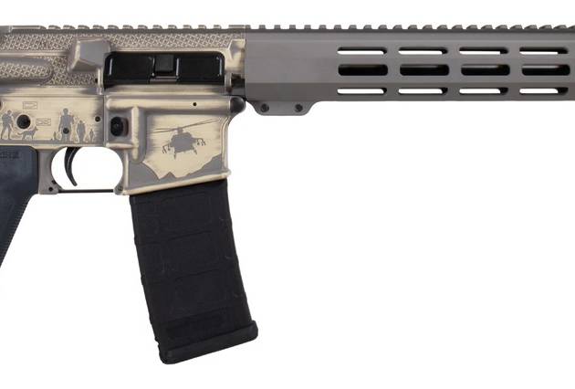 Shark Coast Tactical 300-111-1000-27 Military 5.56 NATO 30+1 16" Black Melonite Threaded Barrel 2-Tone FDE Cerakote Aluminum Receiver w/Picatinny Rail, M-LOK Handguard, Magpul MOE SL Black Polymer Sto