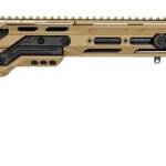 Cadex Inc CDX30LITE6524BR20I2B1N CDX-30 Lite 6.5 Creedmoor 10+1 24" Black DLC Fluted Threaded Barrel, Hybrid Tan Cerakote Receiver w/Picatinny Rail, M-LOK Handguard, Adjustable Folding Hybrid Tan Butt