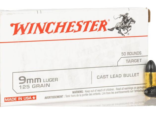 WIN USA9MM125 9MM USA TARGET CLB 125GR   50/10