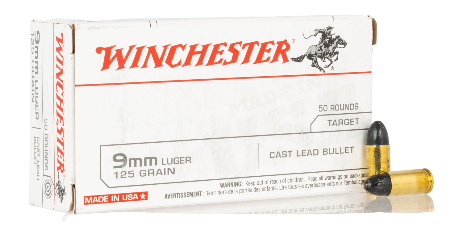 WIN USA9MM125 9MM USA TARGET CLB 125GR 50/10
