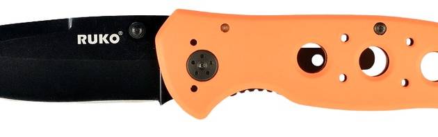 RUKO RUK0075BZ     440A 3-1/4"BLAZE ORANGE FOLDING
