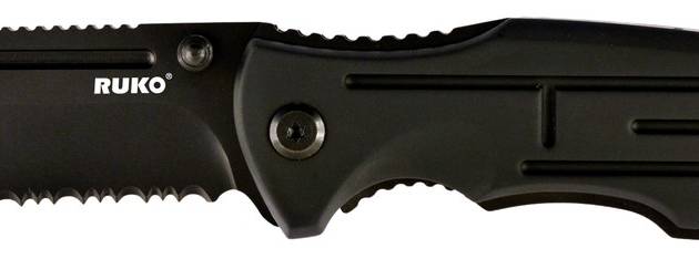 RUKO RUK0153      440A 3-1/2"BLK ANODIZED FOLDING