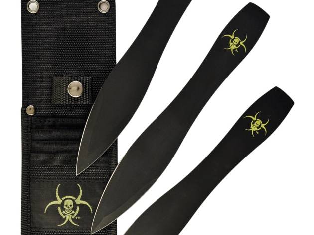 RUKO TK06A3B-CS    420A 9" DOUBLE EDGE THROWING