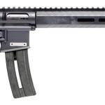 Mountain Billy Gun Lab MBGL-GOAT15-TB-1 Goat-15 Helium 22 LR 1rd 16" Black Threaded Barrel, Black Polymer Receiver w/Picatinny Rail, M-LOK Handguard, Black Adj 7 Position Polymer Buttstock, Black Poly