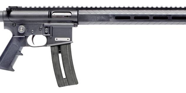 Mountain Billy Gun Lab MBGL-GOAT15-TB-1 Goat-15 Helium 22 LR 1rd 16" Black Threaded Barrel, Black Polymer Receiver w/Picatinny Rail, M-LOK Handguard, Black Adj 7 Position Polymer Buttstock, Black Poly