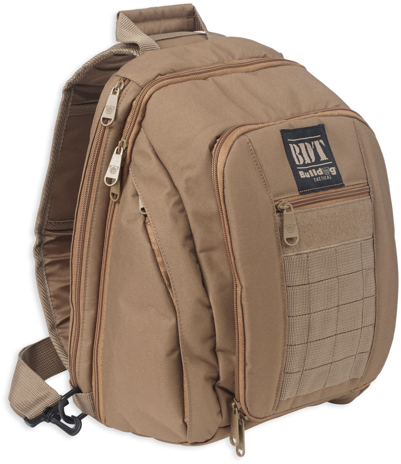 Bulldog BDT408T BDT Tactical Sling Pack Small Nylon w/ Tan Finish