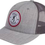 BROWNING CAP SCOUT LOGO HEATHR - GRAY W/CIRCLE PATCH LOGO ADJ