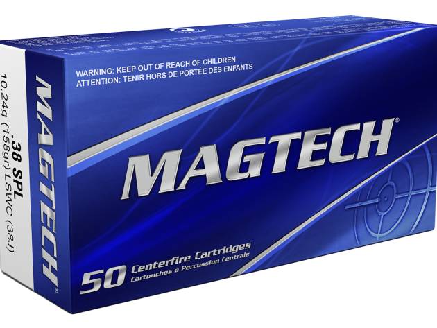 Magtech 38J Range/Training  38Special 158gr Lead Semi Wadcutter 50 Per Box/20 Case
