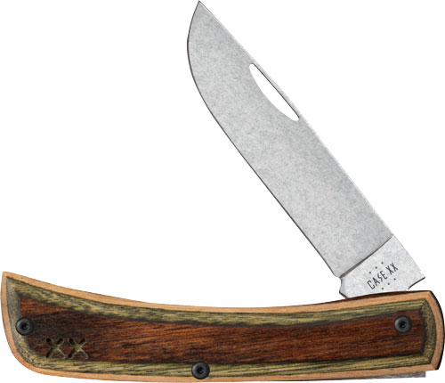 CASE KNIVES CROSSROADS SERIES - BROWN/GREEN LAM SOD BUSTER JR