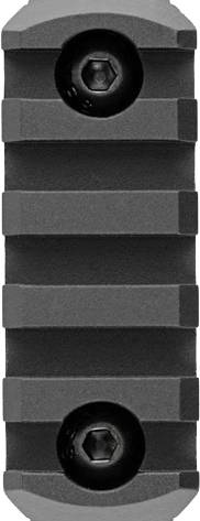 ARMASPEC PICATINNY RAIL COVERS - M-LOC 5 SLOT BLACK