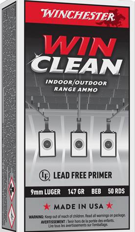 WINCHESTER WINCLEAN 9MM LUGER - 147GR JSP 50RD 10BX/CS
