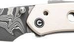 CIVIVI KNIFE VISION FG 3" - IVORY DAMASCUS BLADE CLAM PACK