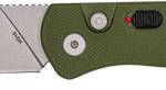 COBRATEC RECON PUSH BUTTON - AUTO 3.12" OD GREEN G10