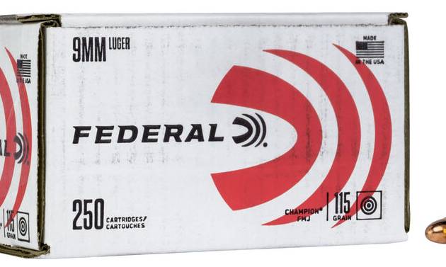 FED CHAMPION 9MM 115GR FMJ 250/4 (504)