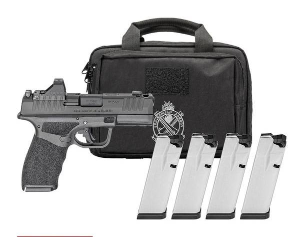 SPRINGFIELD HELLCAT PRO COMP - 9MM 3.8" 10RD 4 MAGS GEAR PAC