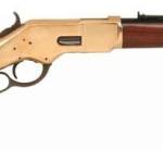 CIMARRON 1866 YELLOWBOY 38SPL - 16" BRASS/BLUED WALNUT