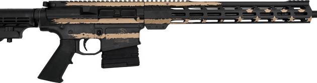 GLFA AR10 RIFLE 308 WIN 18" - NITRIDE BBL DESERT FLAG 10-RDS