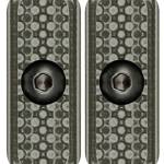 MI LEVER STOCK G10 M-LOK PANEL - GREY/BLACK 2-PACK