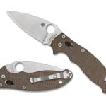 SPYDERCO MANIX 2 BRN CANVAS CPM
