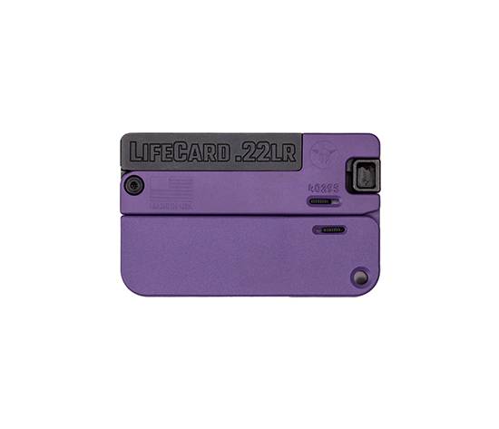 TRAILBLAZER LIFECARD 22LR BRIGHT PURPLE POLY
