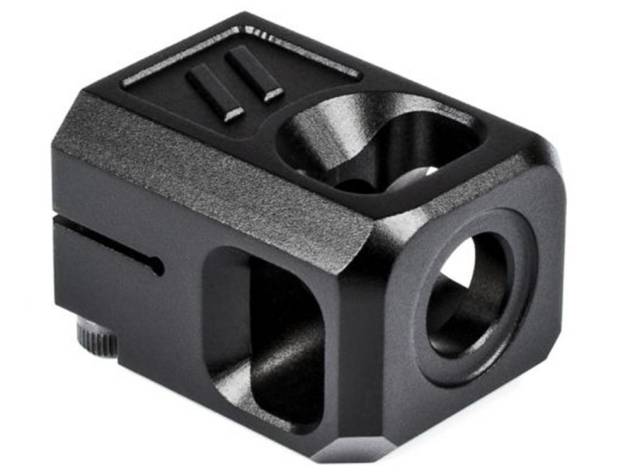 ZEV Technologies Pro Compensator V2 Glock 19 9mm Luger 1/2x28 Thread Black