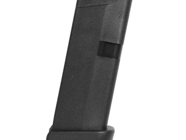 Glock Factory Handgun Magazine Black for Glock Model 43 with Extension 9mm Luger 6/rd Bulk