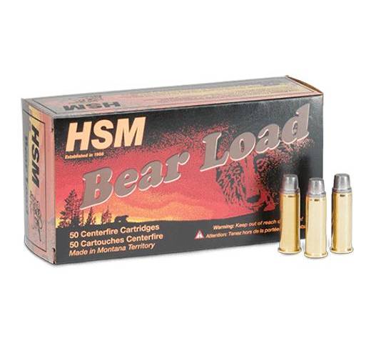 HSM Bear Load Handgun Ammunition 10mm Auto 200gr FMJ 1093 fps 20/ct