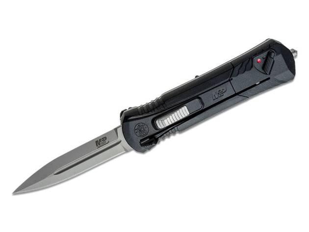 Smith & Wesson MPOTF10 OTF Assisted Knife 3 1/2" Spear Point Blade Black