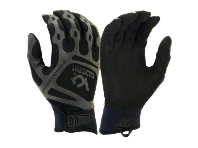 Venture Gear Tactical Compression Fit Training Gloves Black S