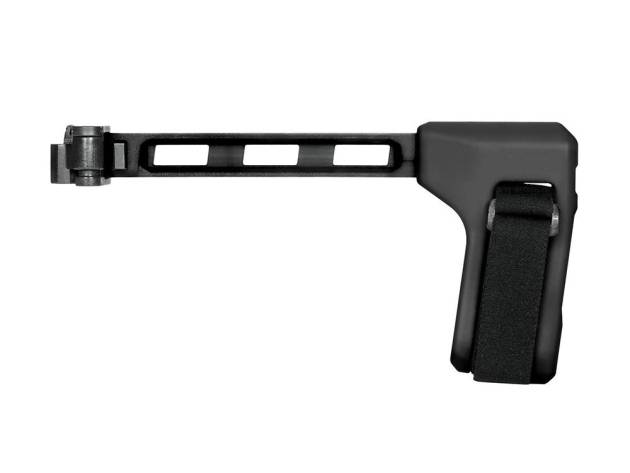 SB Tactical Picatinny Rail PSB Polymer Strut SBT Logo Folding 1913 Hinge Black For Sig MPX/MCX