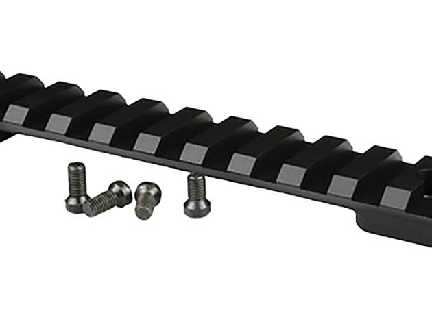 Warne 7677M Mountain Tech Tactical Rail Black Anodized Aluminum Winchester Model 70 WSM Short Action, 0 MOA