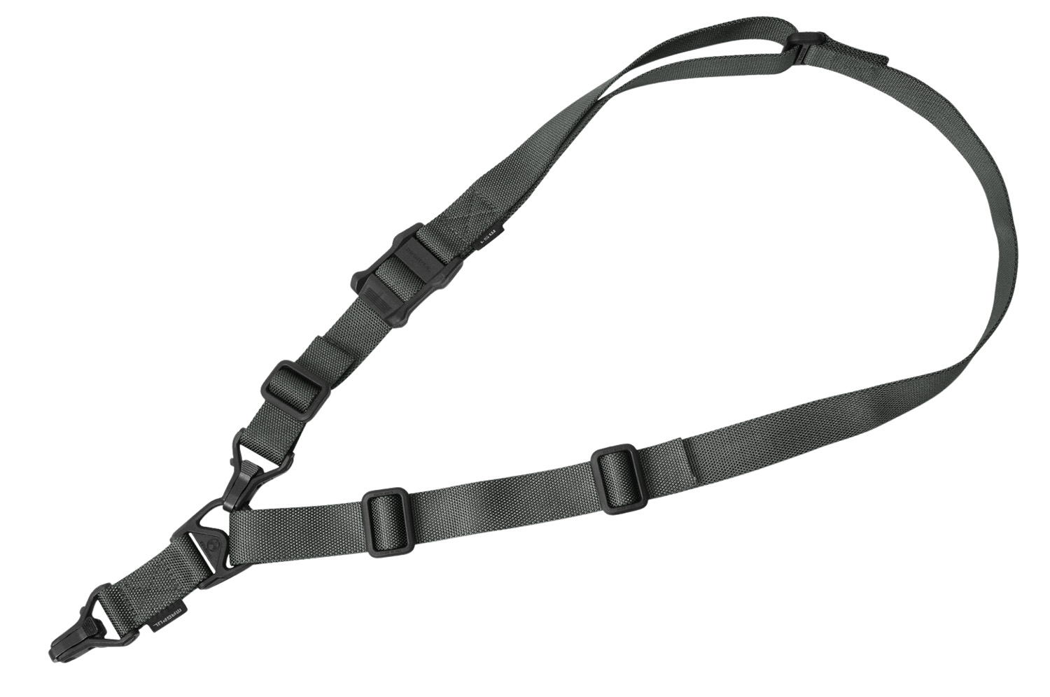 Magpul MAG514GRY MS3 Gen2 Sling Gray Nylon 48"-60" OAL Adjustable One-Two Point Rifle