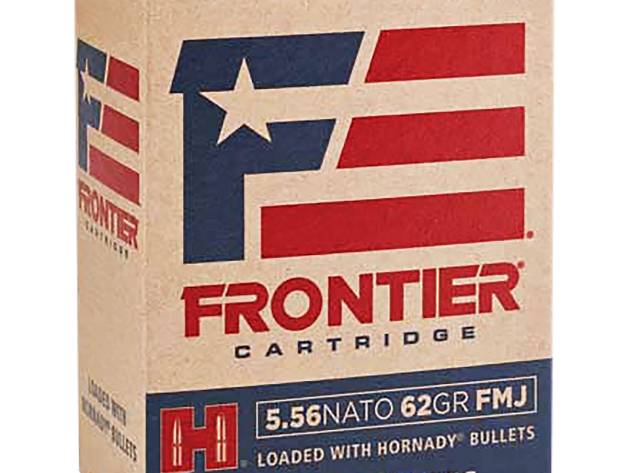 Frontier Cartridge FR2615 Military Grade Centerfire Rifle 5.56x45mmNATO 62gr Full Metal Jacket 150 Per Box/8 Case