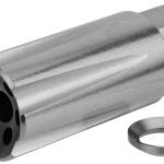 TacFire MZ1020SS Linear Compensator Stainless Steel with 1/2"-28 tpi Threads, 2.05" OAL & 0.87" Diameter for 5.56x45mm NATO AR-15