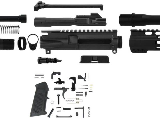 TacFire SSPK45ACPLPK AR Build Kit Pistol 45 ACP AR-10 Black Nitride Steel 5/8"-24 tpi *Sports South Exclusive.