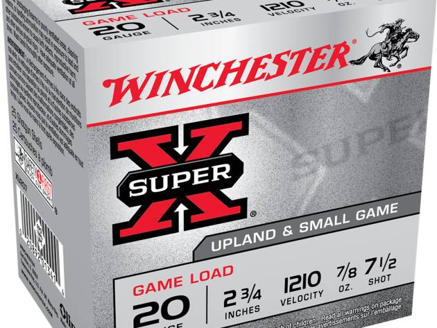 Winchester Ammo XU207 Super X Game Load 20Gauge 2.75" 7/8oz 7.5Shot 25 Per Box/10 Case