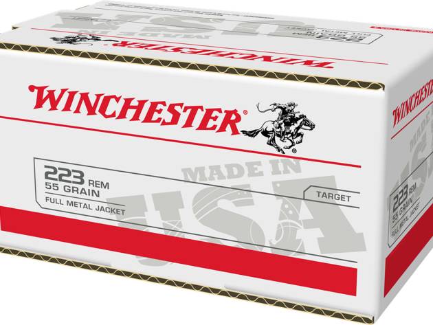 Winchester Ammo W223200 USA  223Rem 55gr Full Metal Jacket 200 Per Bx/4 Case *Value Pack