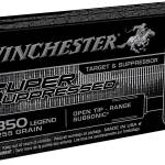 Winchester Ammo SUP350 Super Suppressed 350Legend 255gr Open Tip Range 20 Per Box/10 Case